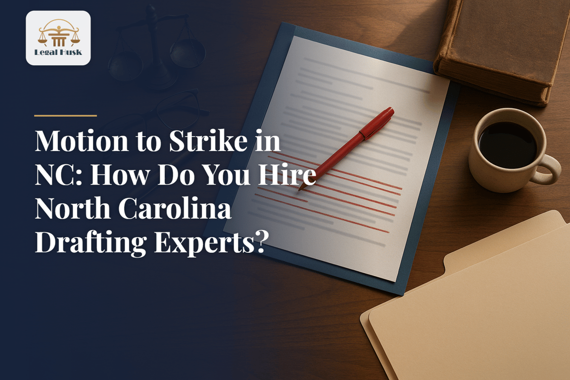 Motion to Strike in NC: How Do You Hire North Carolina Drafting Experts?