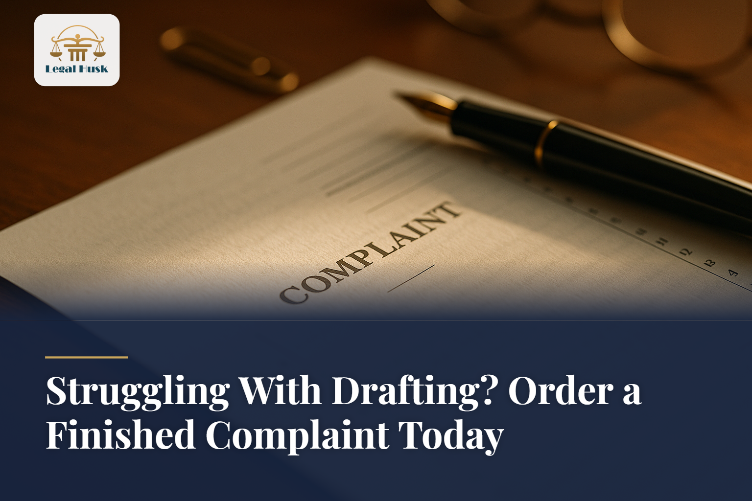 Struggling With Drafting? Order a Finished Complaint Today