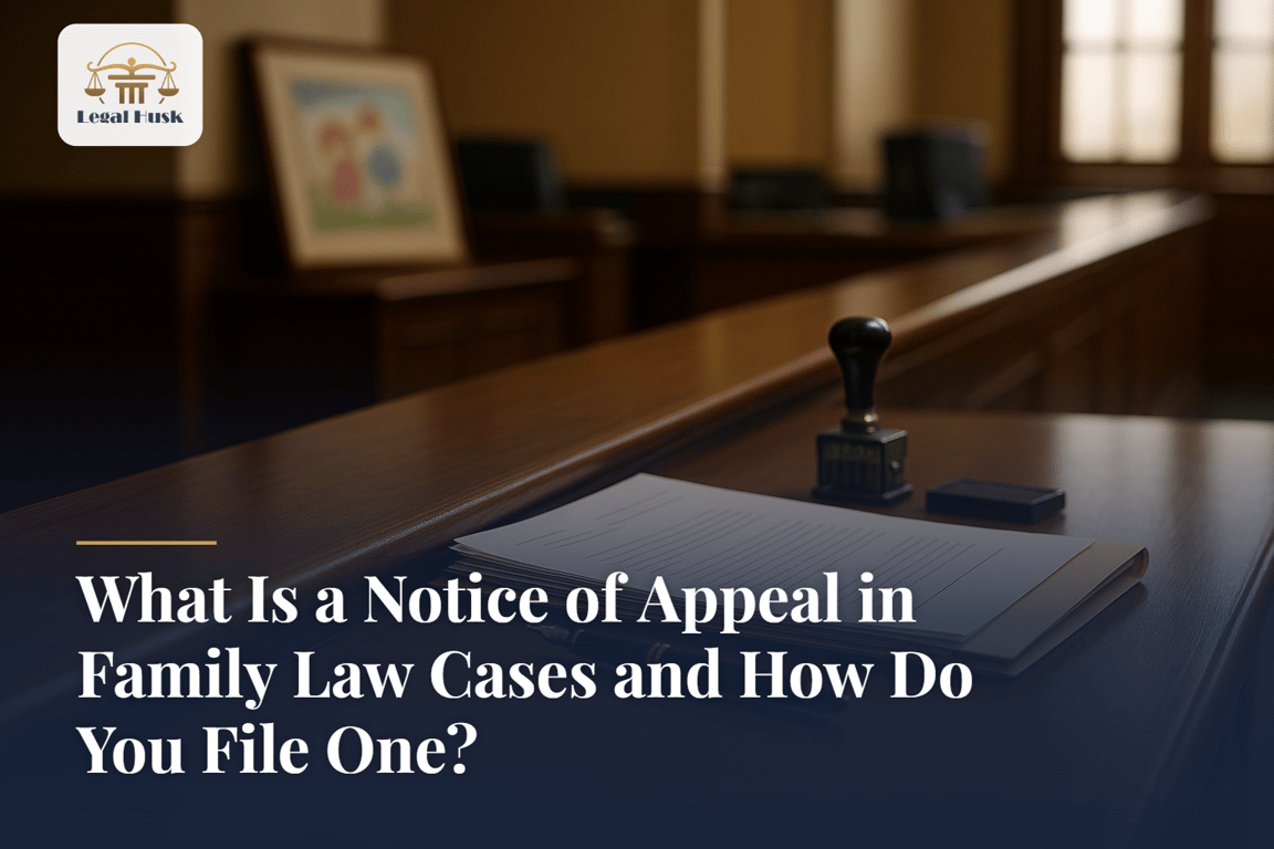 What Is a Notice of Appeal in Family Law Cases and How Do You File One?