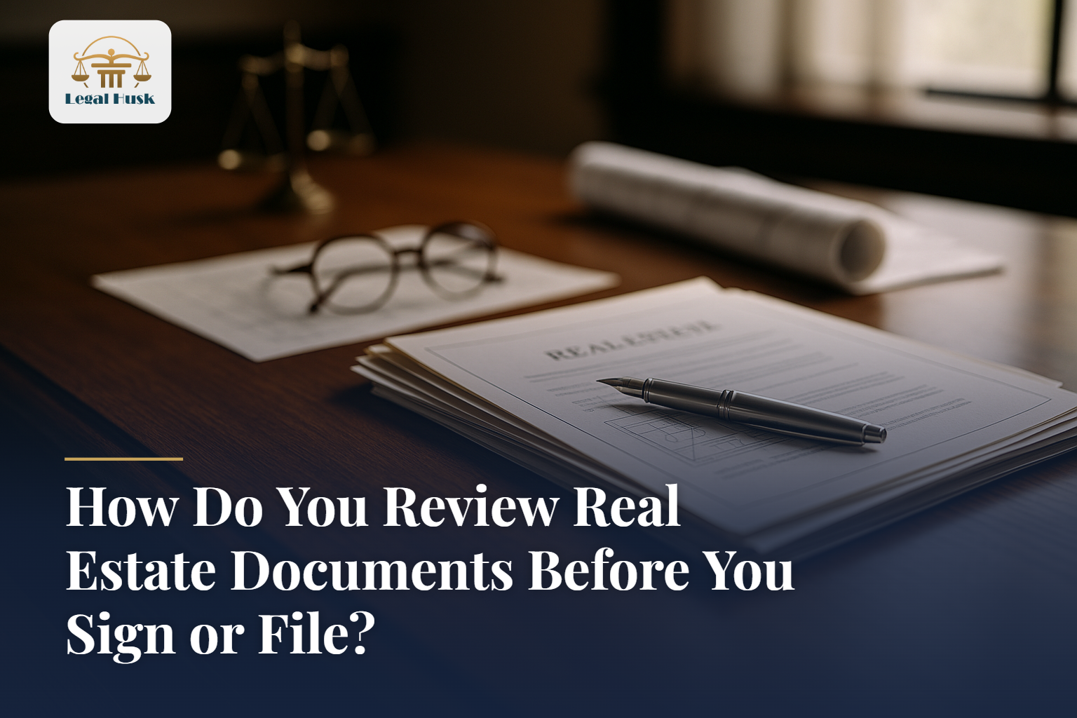 How Do You Review Real Estate Documents Before You Sign or File?
