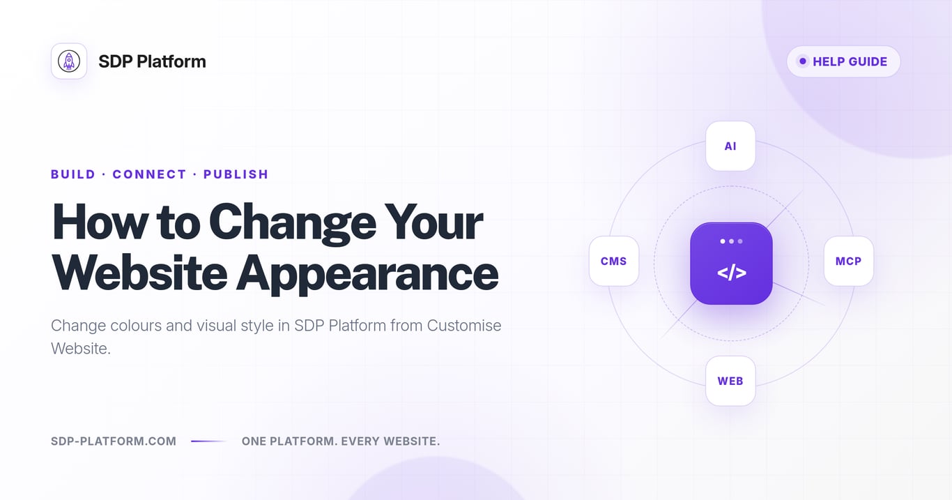 How to Change Your Website Appearance