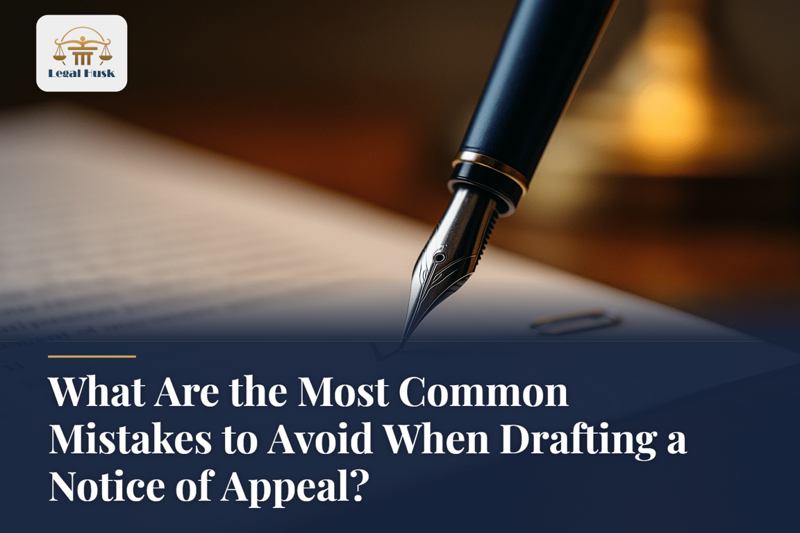 What Are the Most Common Mistakes to Avoid When Drafting a Notice of Appeal?