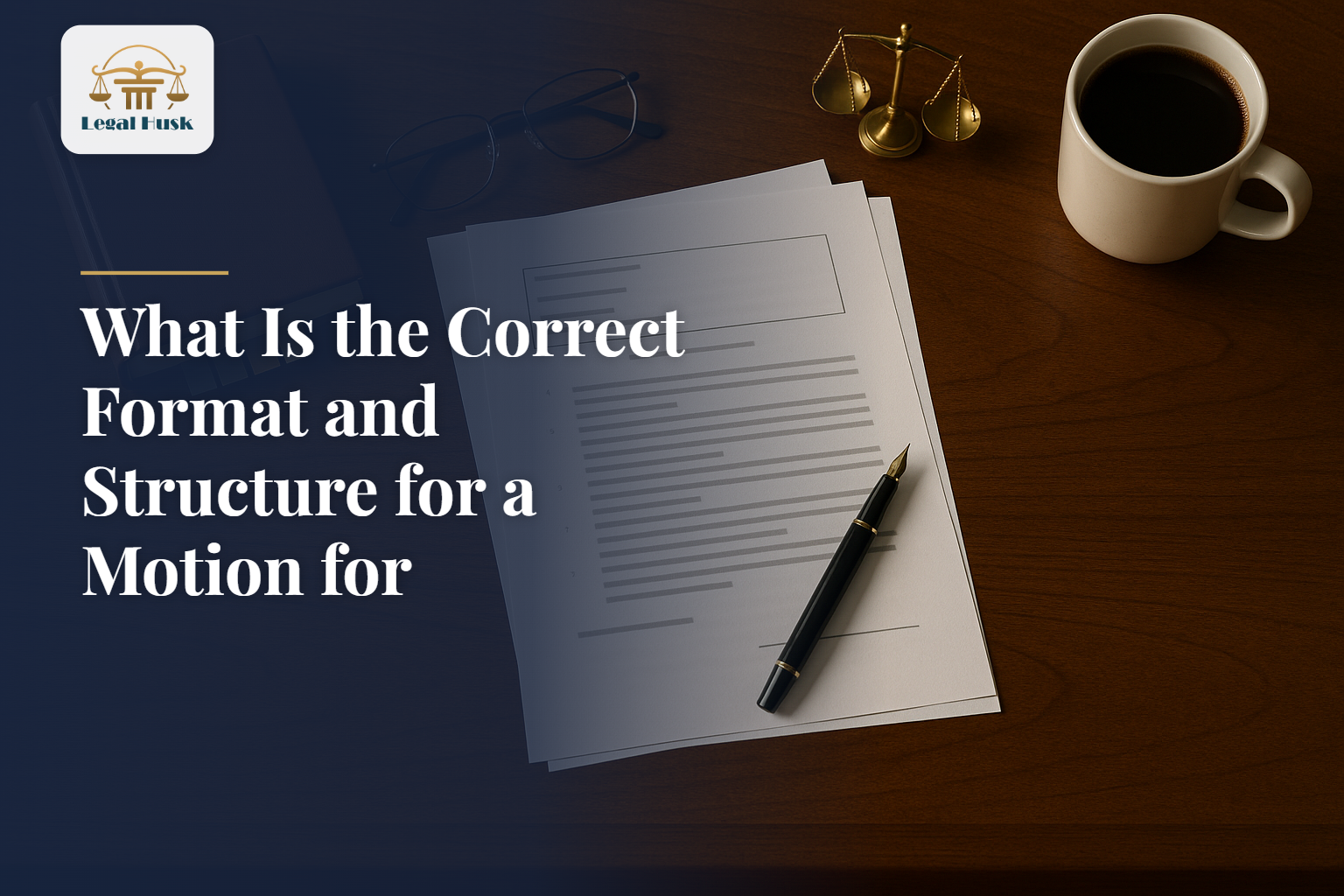 What Is the Correct Format and Structure for a Motion for Clarification?