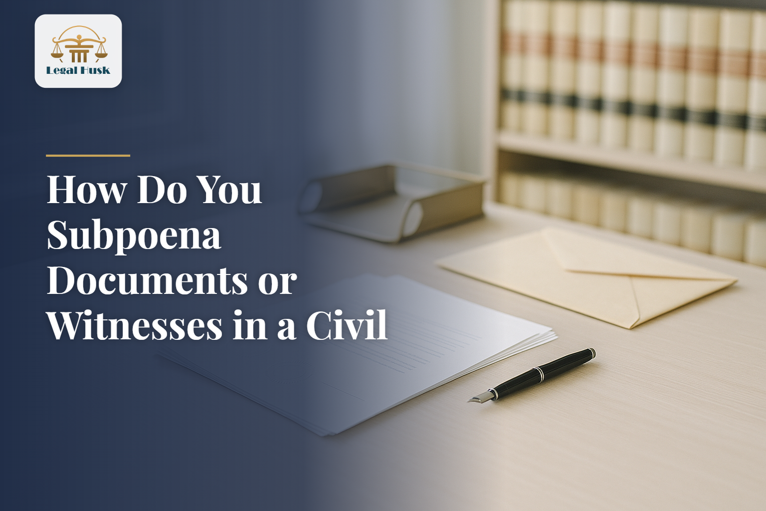 How Do You Subpoena Documents or Witnesses in a Civil or Criminal Case?
