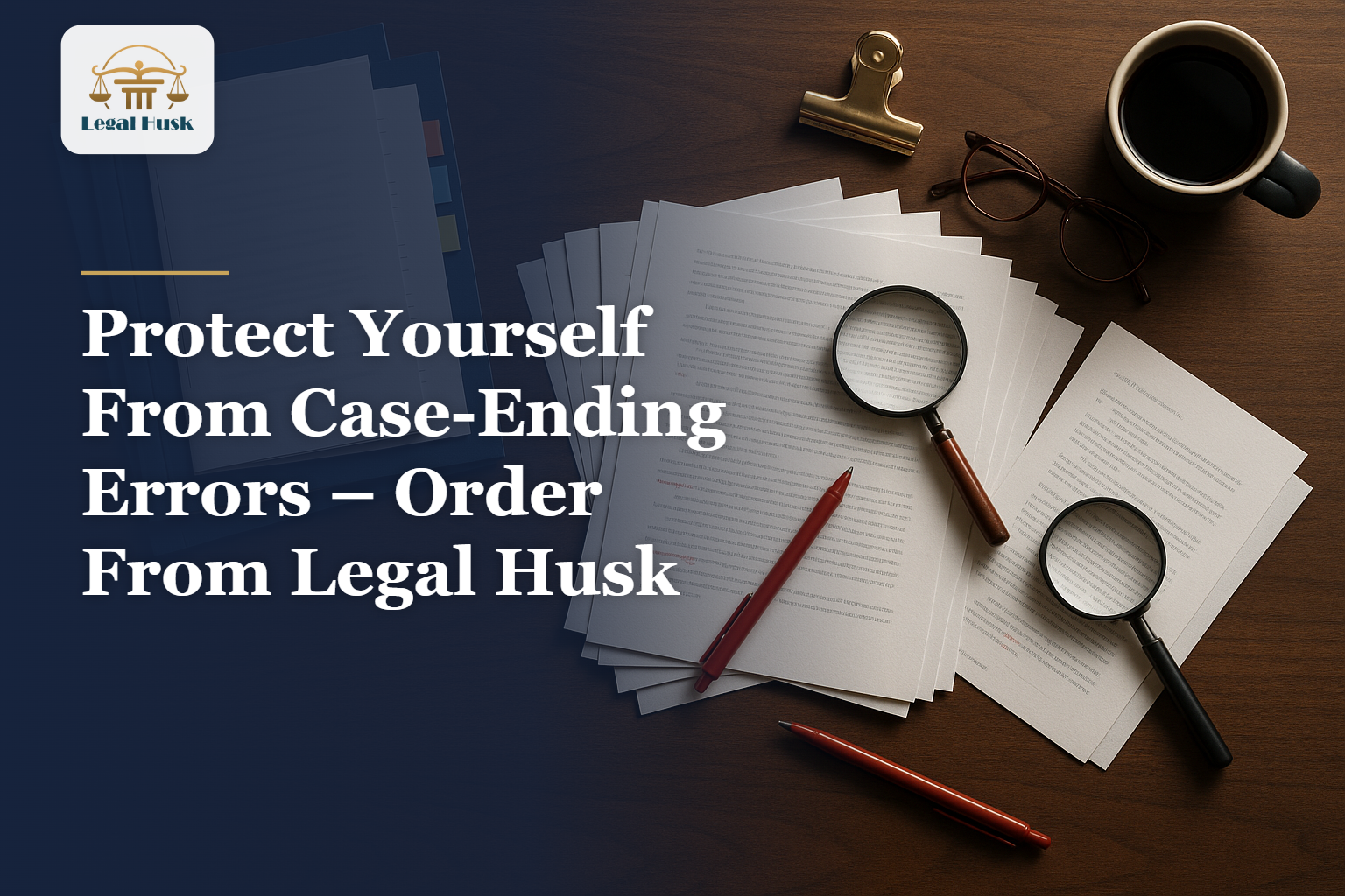 Protect Yourself From Case-Ending Errors – Order From Legal Husk