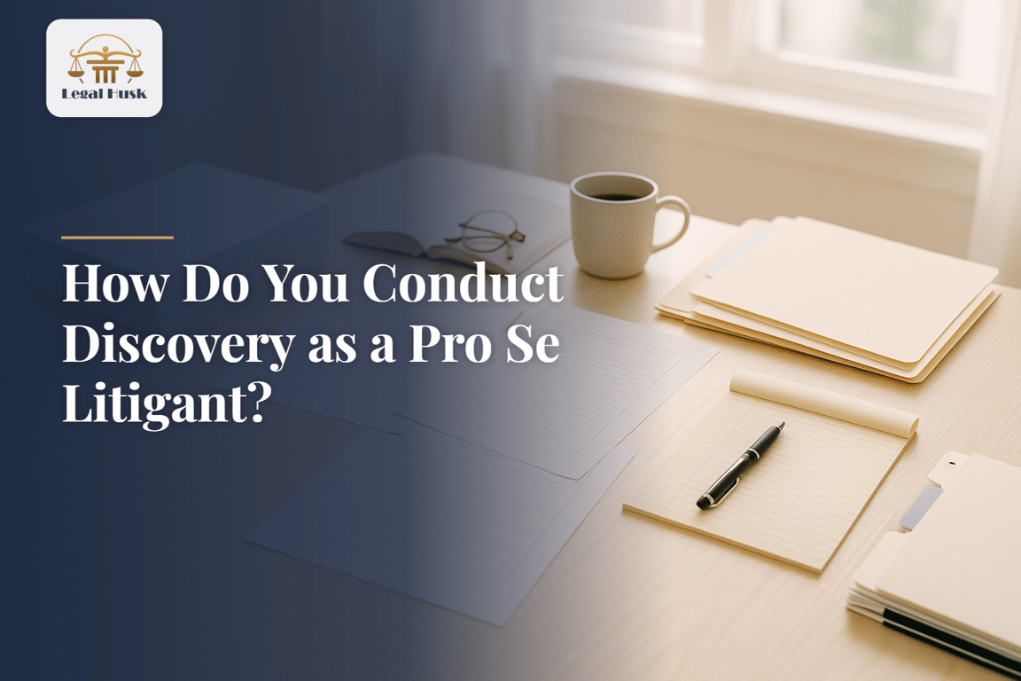 How Do You Conduct Discovery as a Pro Se Litigant?