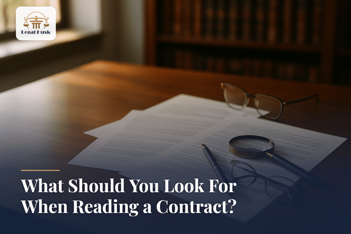 What Should You Look For When Reading a Contract?