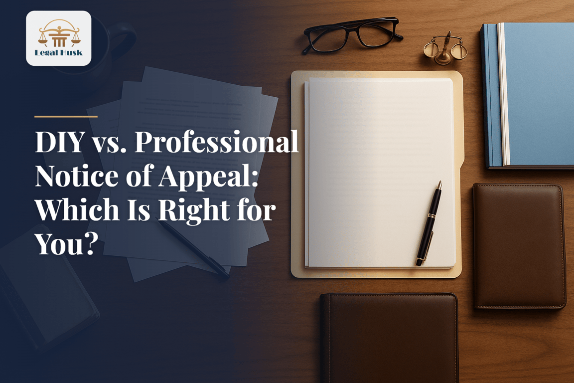 DIY vs. Professional Notice of Appeal: Which Is Right for You?