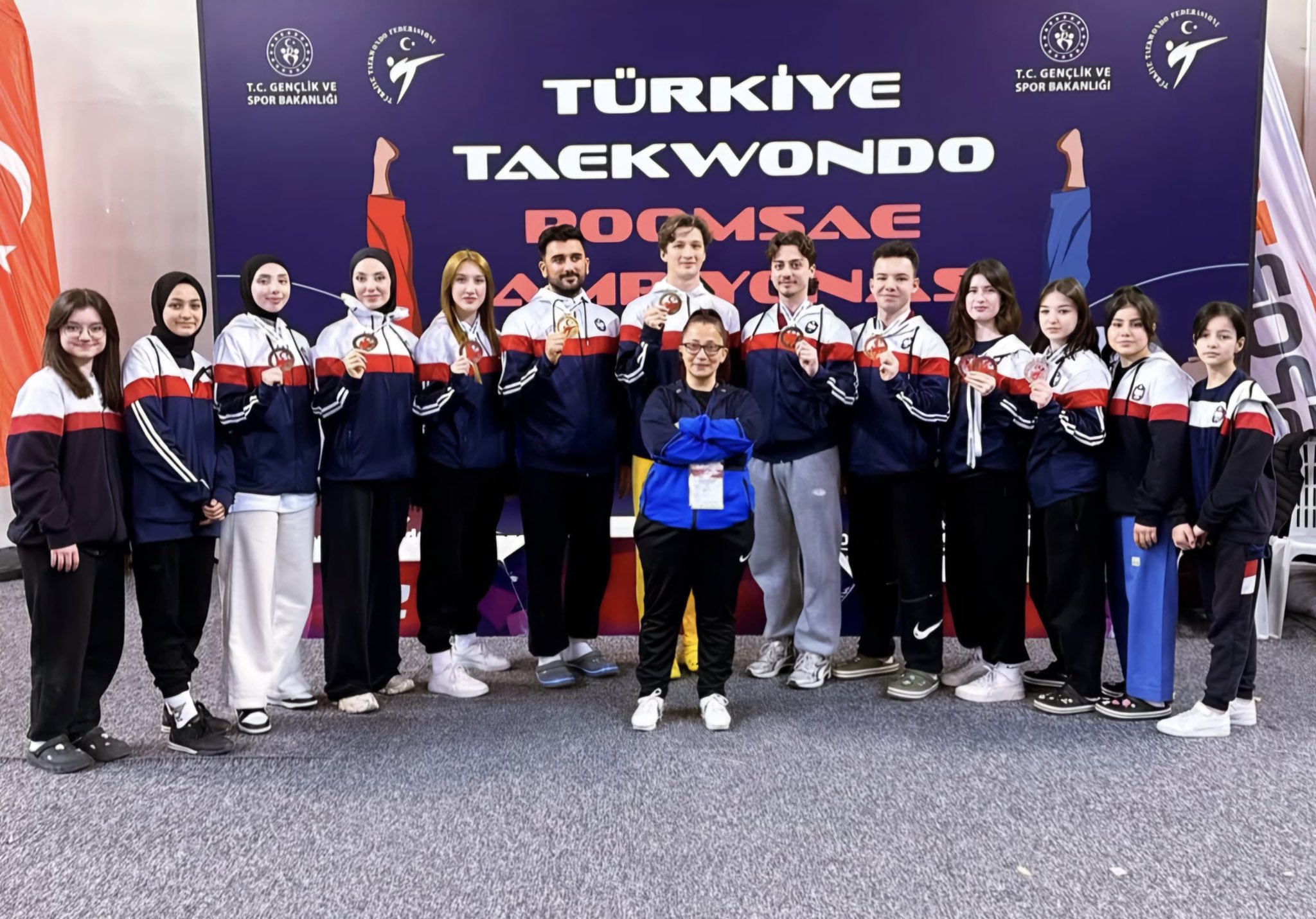 Türkiye Poomsae Şampiyonası'nda sporcularımız 6 madalya kazandı!