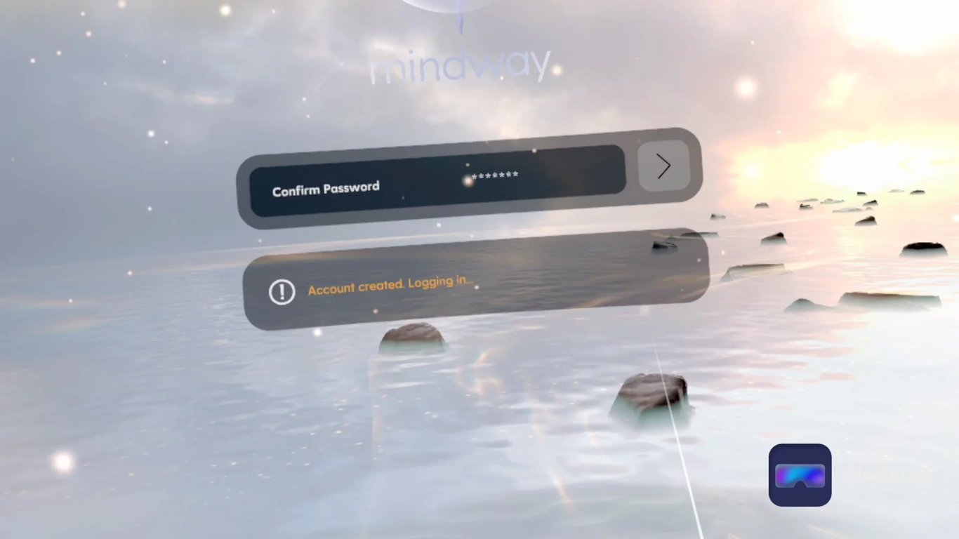 Mindway: Mindfulness Meditation, Sleep, ASMR — Registration, screen 3 of 6