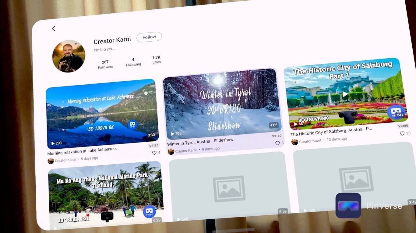 Photon Immersive Media — Tab Navigation, screen 5 of 5