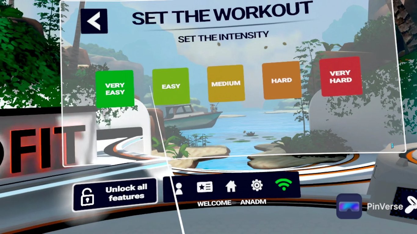 Holofit: Make Your Fitness Fun — Core Episode Experience, screen 2 of 6