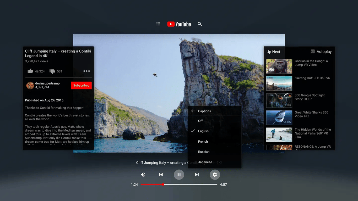Youtube — Screenshots, screen 4 of 5