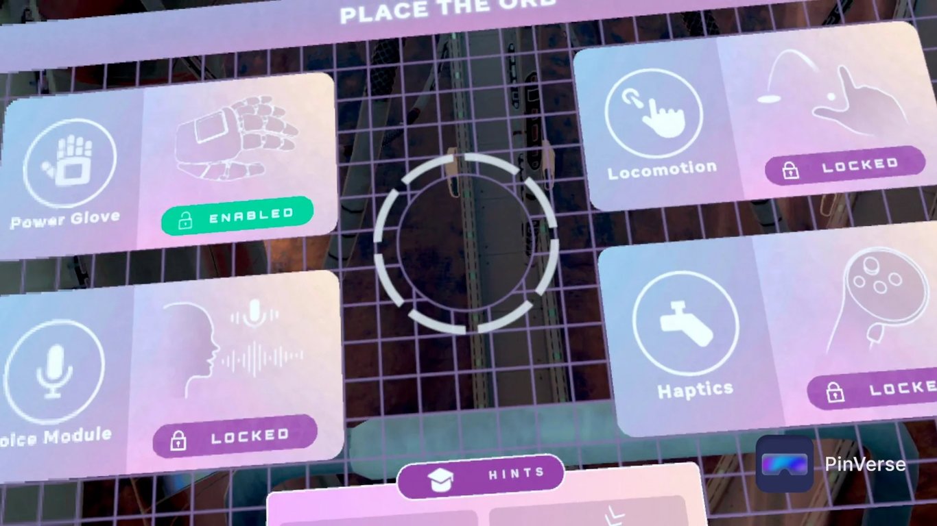 First Hand — Hand-Tracking Drone Fight, screen 1 of 3