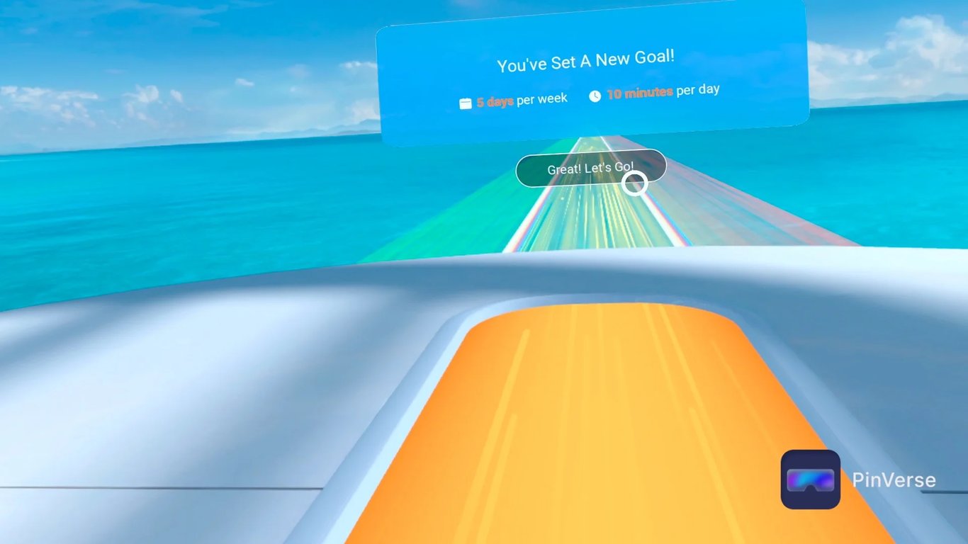 Funfitland — Goal Setup, screen 1 of 4