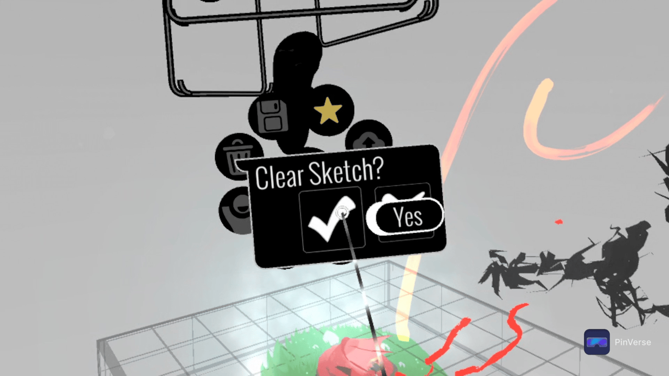 Open Brush - 3D Painting — Small Menu, screen 2 of 3