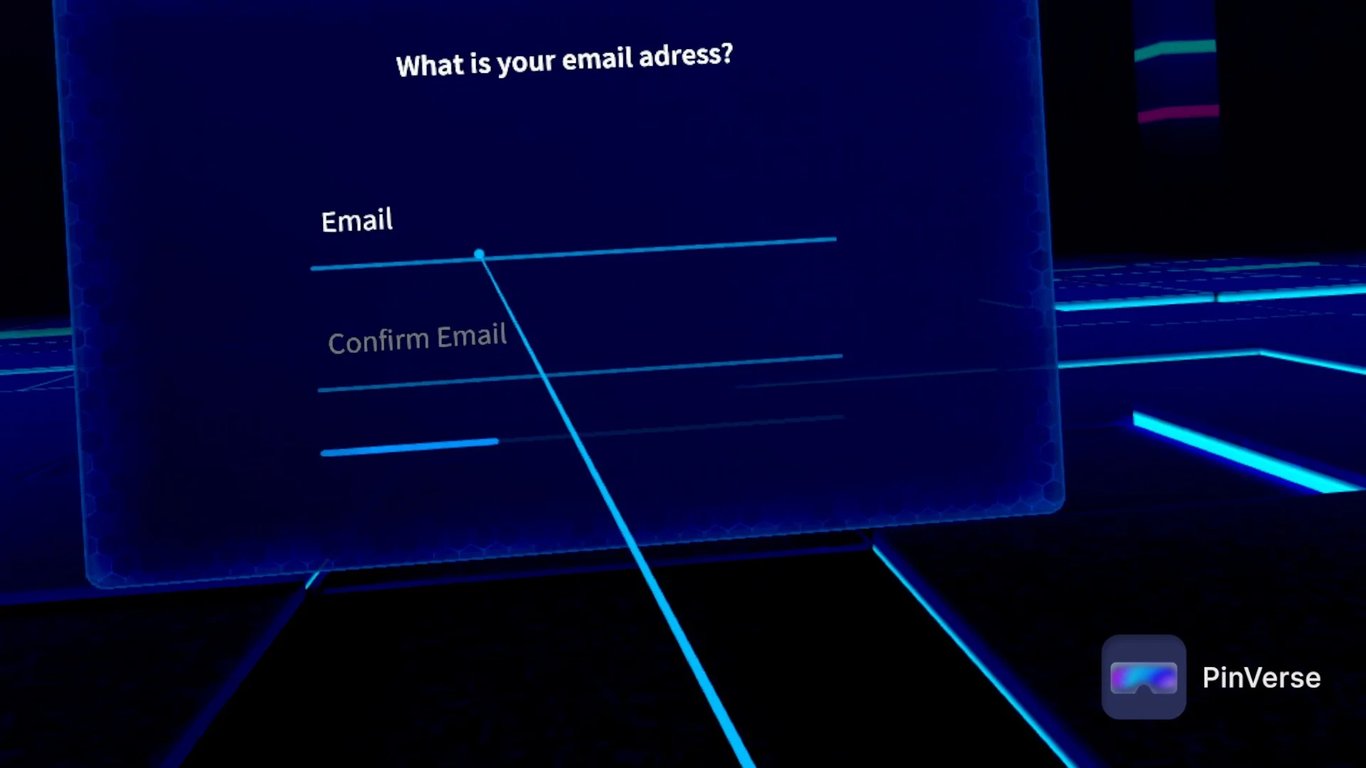 Enhanced VR — Registration, screen 1 of 11