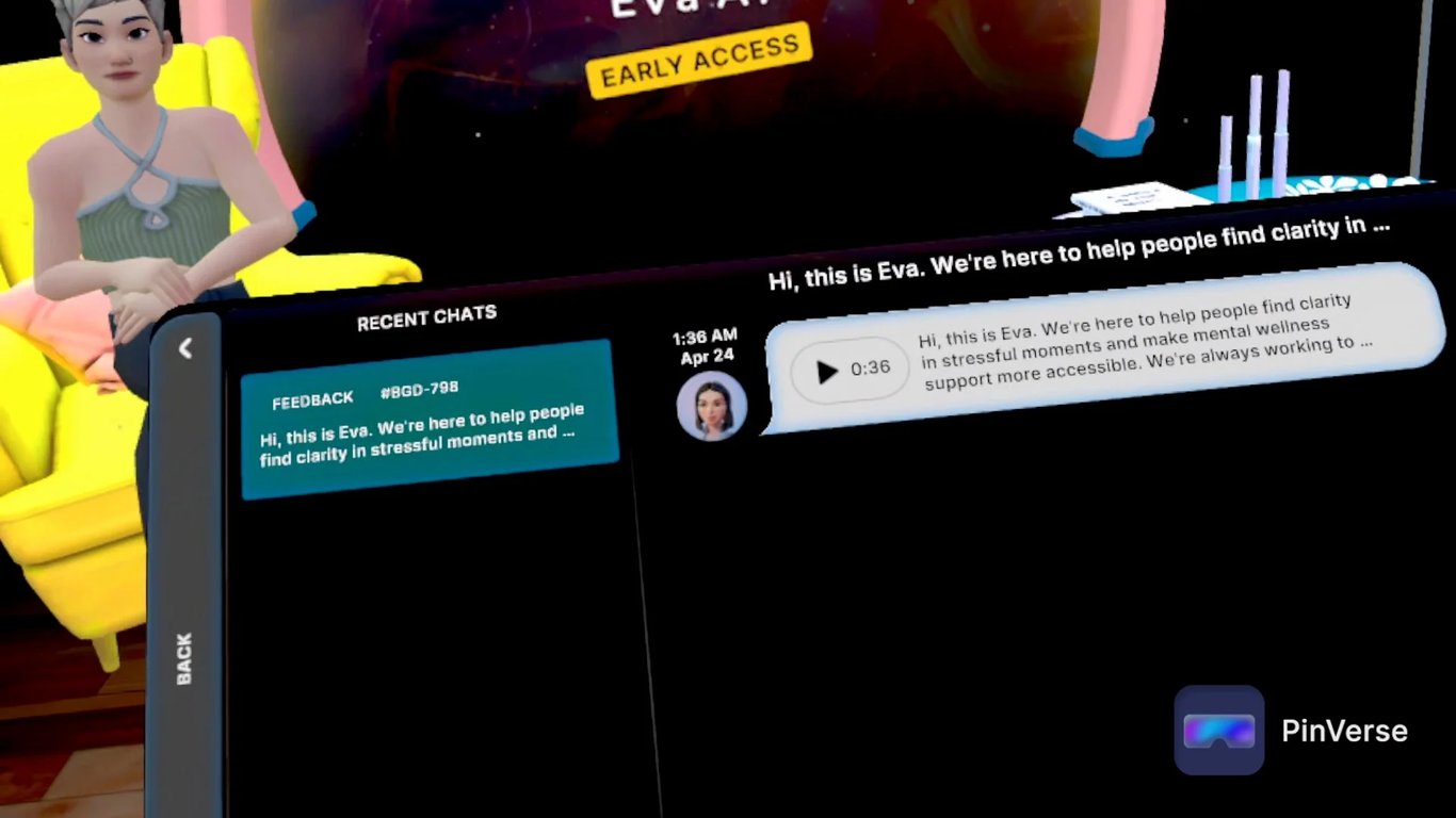 EvaAI — Feedback Submission, screen 1 of 2