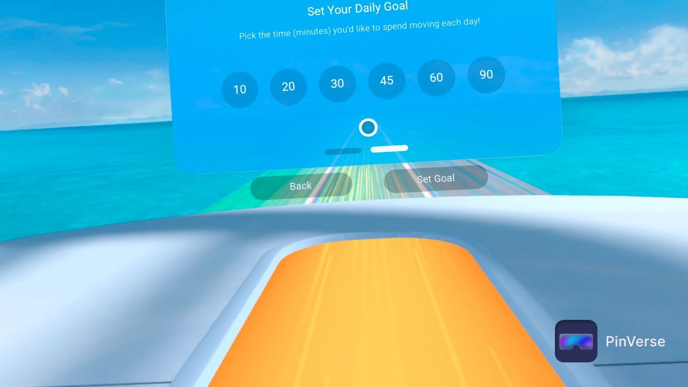 Funfitland — Goal Setup, screen 4 of 4