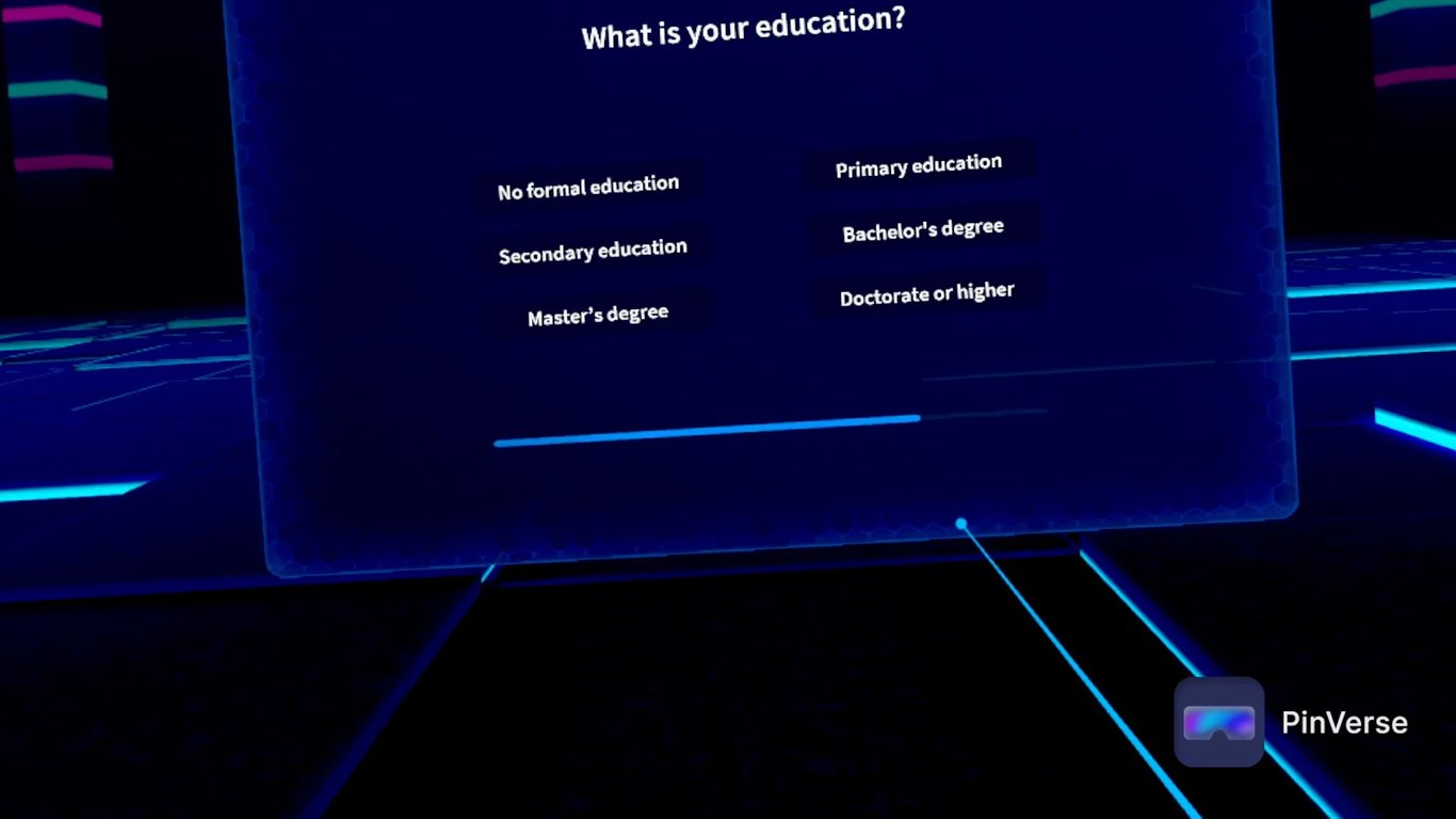 Enhanced VR — Registration, screen 6 of 11