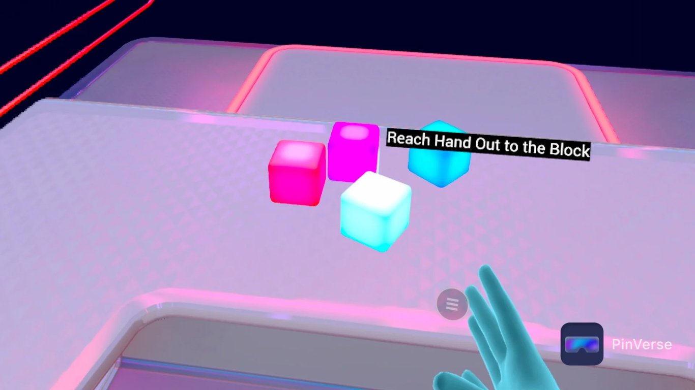 First Steps — Object Interaction, screen 2 of 5