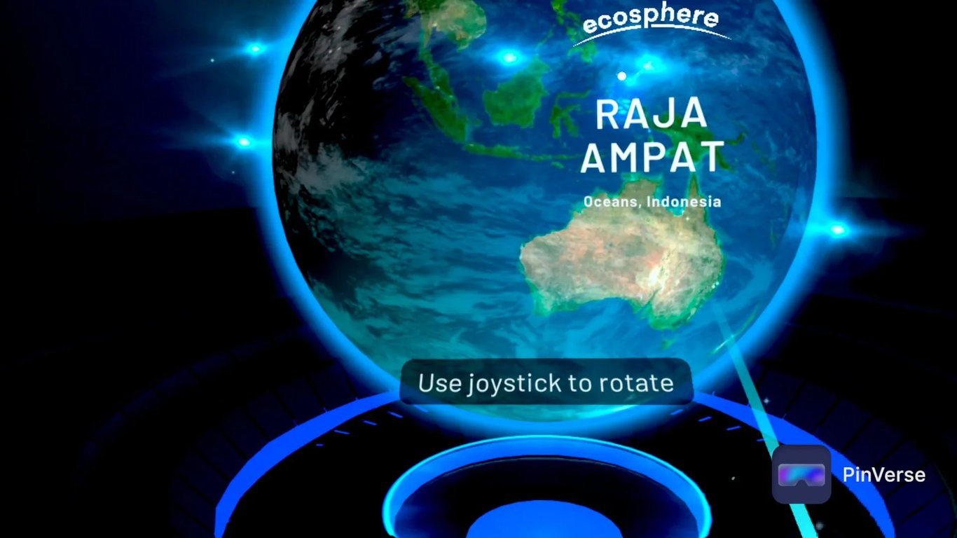 Ecosphere — First-Time User Experience, screen 1 of 3