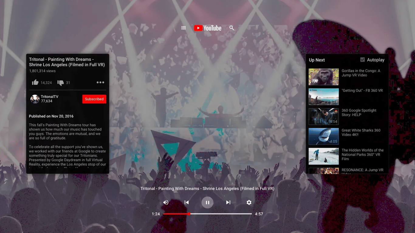 Youtube — Screenshots, screen 2 of 5