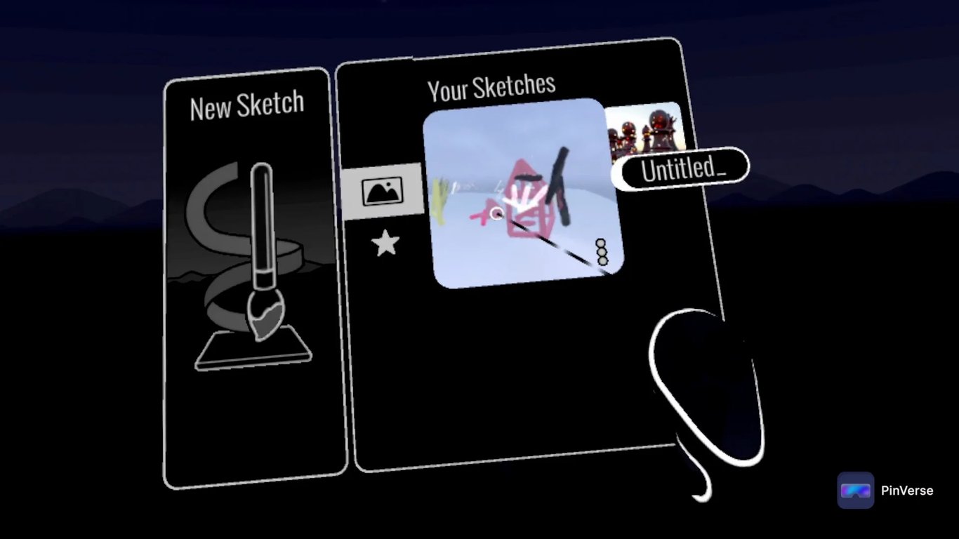 Open Brush - 3D Painting — Onboarding, screen 2 of 2