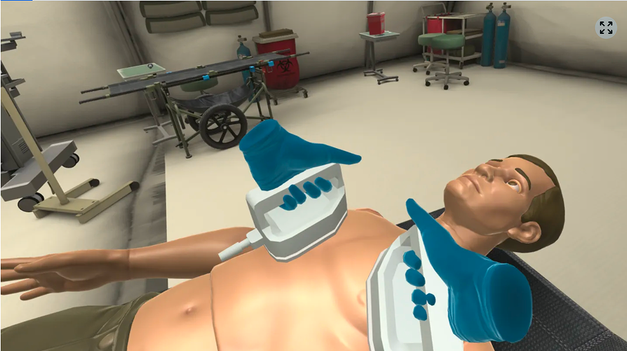 US Army Medical VR — Screenshots, screen 4 of 5