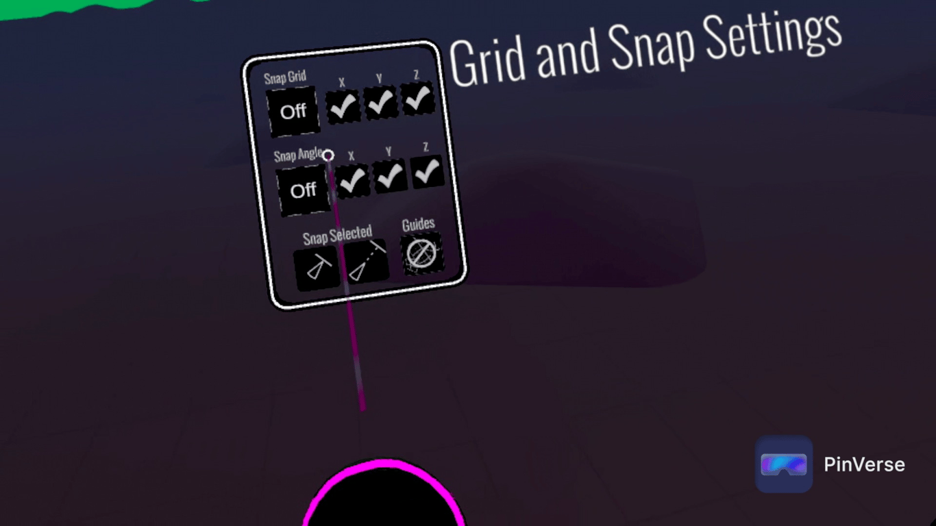 Open Brush - 3D Painting — Grids, screen 3 of 5