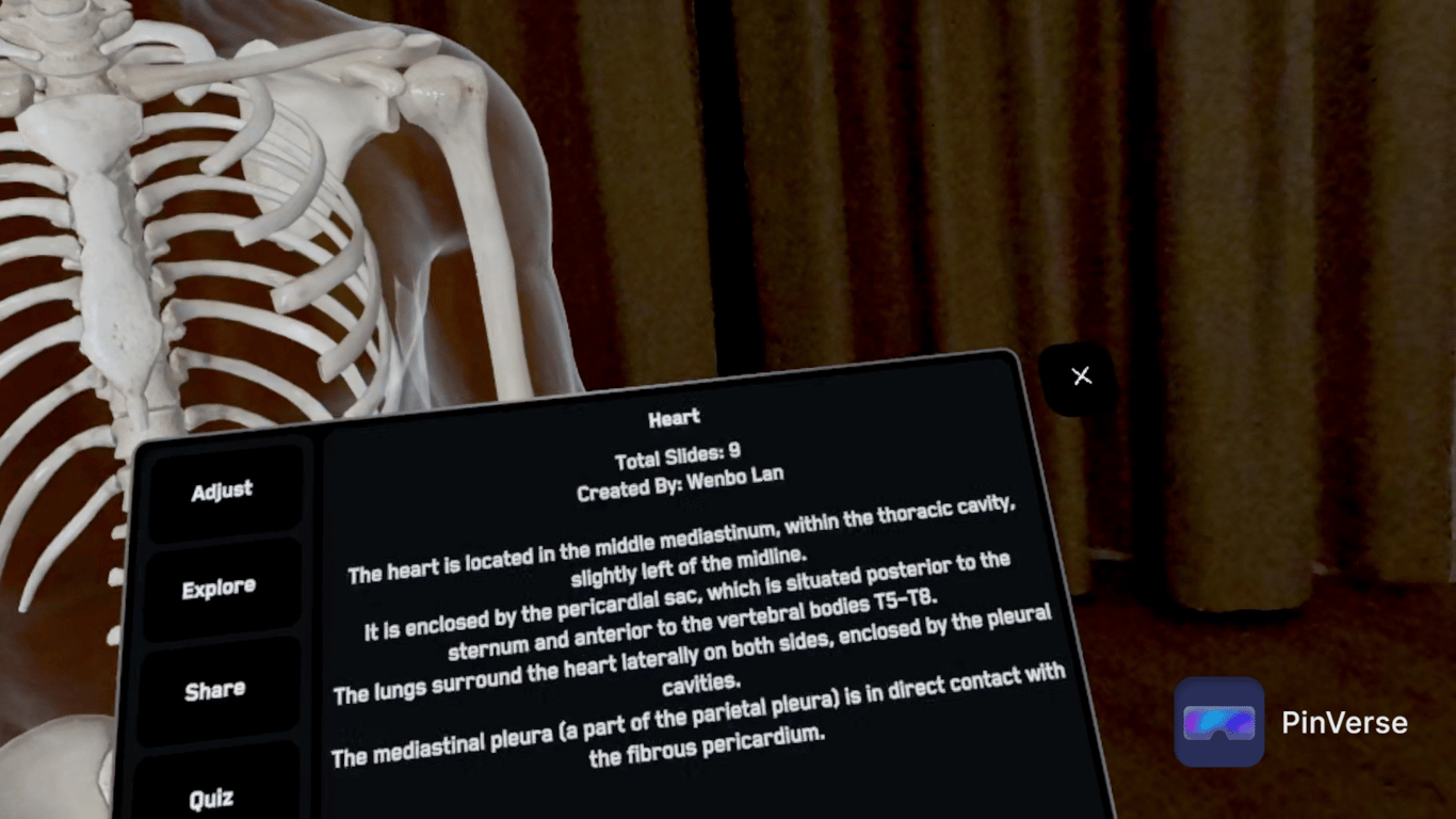 Anatomy X — Lesson, screen 2 of 3