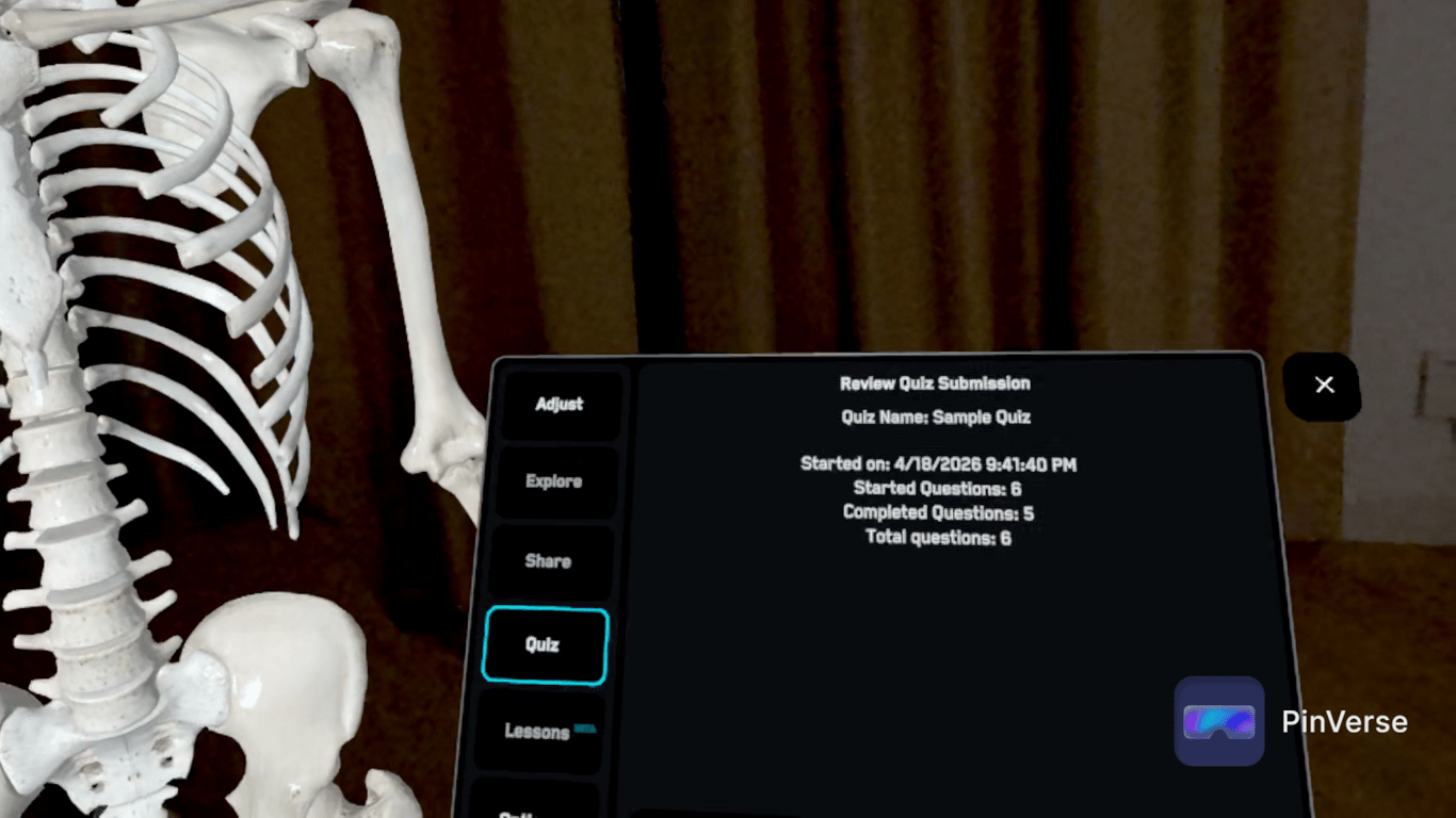 Anatomy X — Quiz, screen 5 of 6