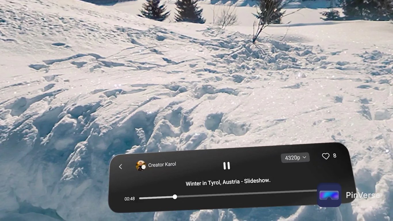 Photon Immersive Media — Tab Navigation, screen 3 of 5