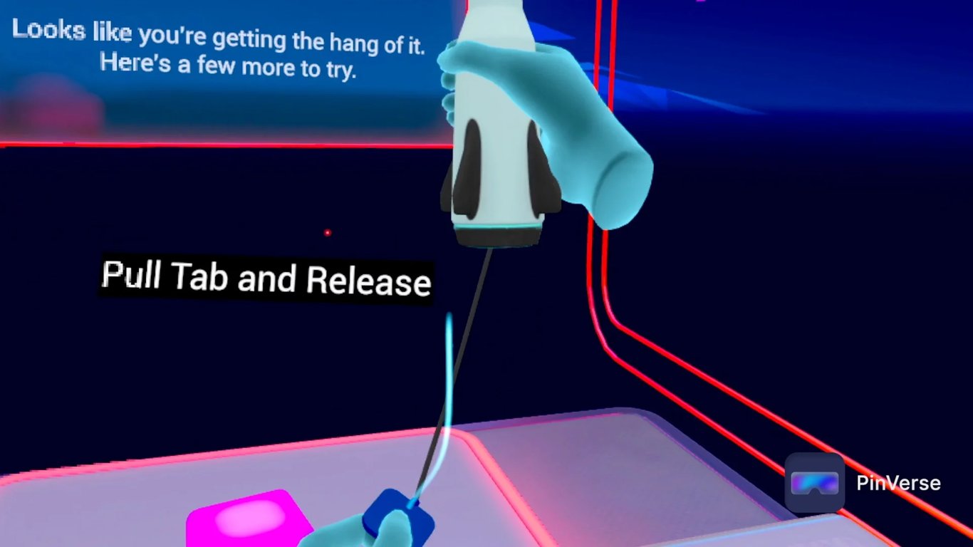 First Steps — Object Interaction, screen 3 of 5