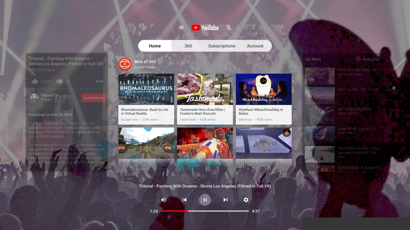 Youtube — Screenshots, screen 3 of 5