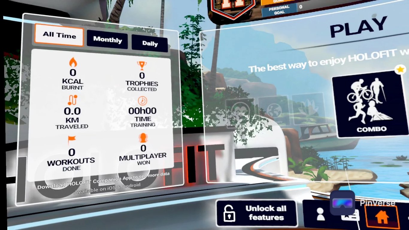 Holofit: Make Your Fitness Fun — Core Episode Experience, screen 5 of 6