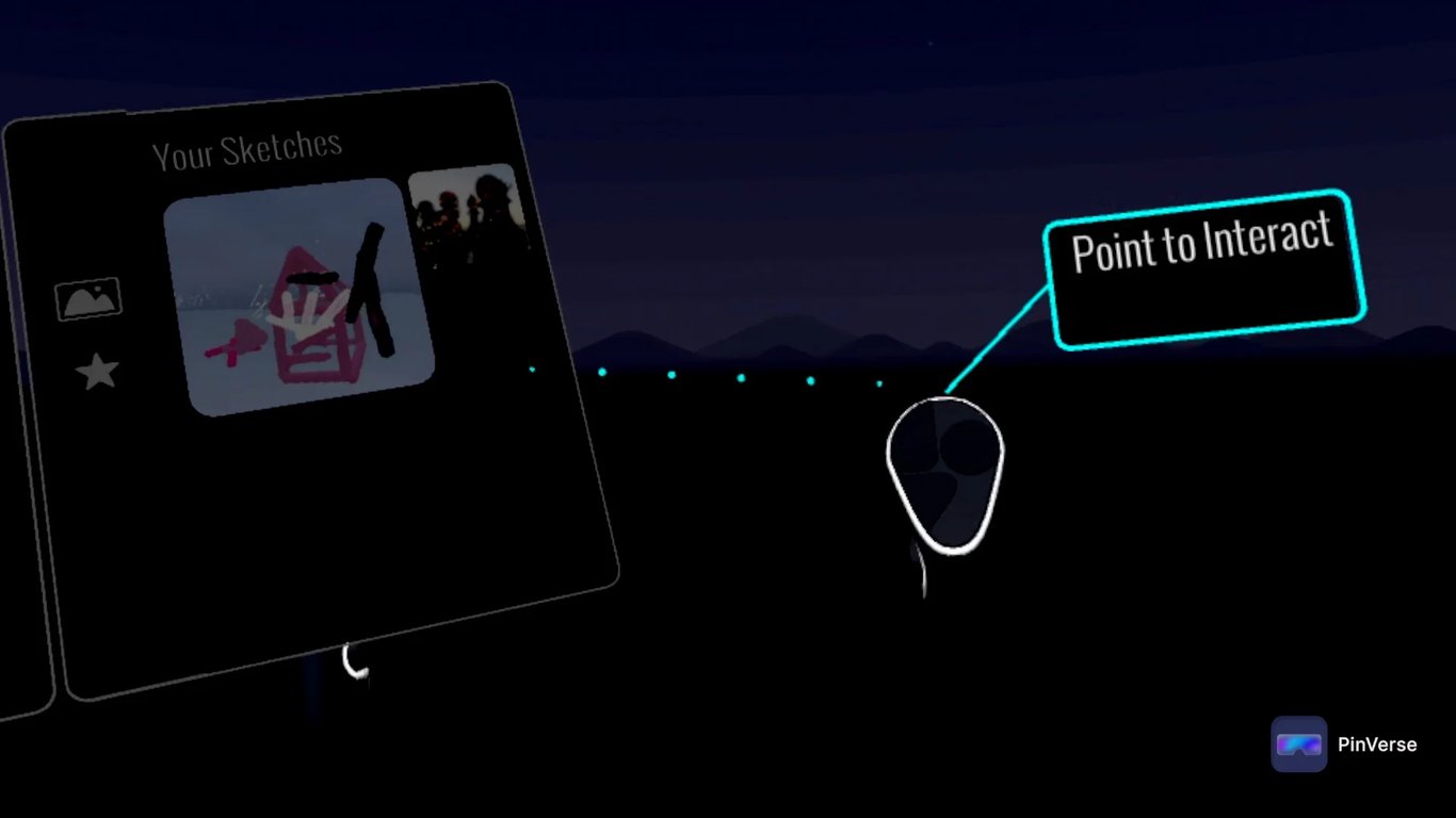 Open Brush - 3D Painting — Onboarding, screen 1 of 2
