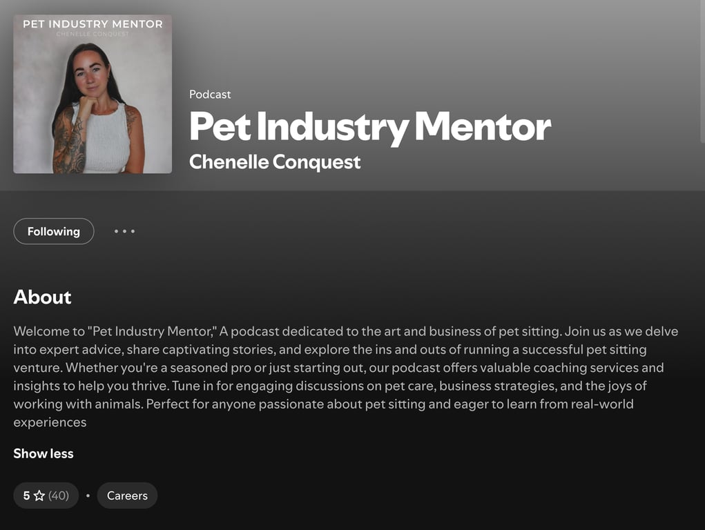Pet Industry Mentor Podcast
