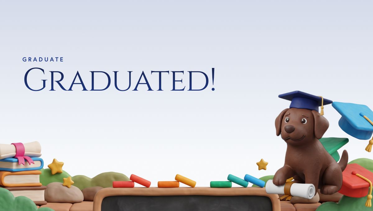 Graduation report card header