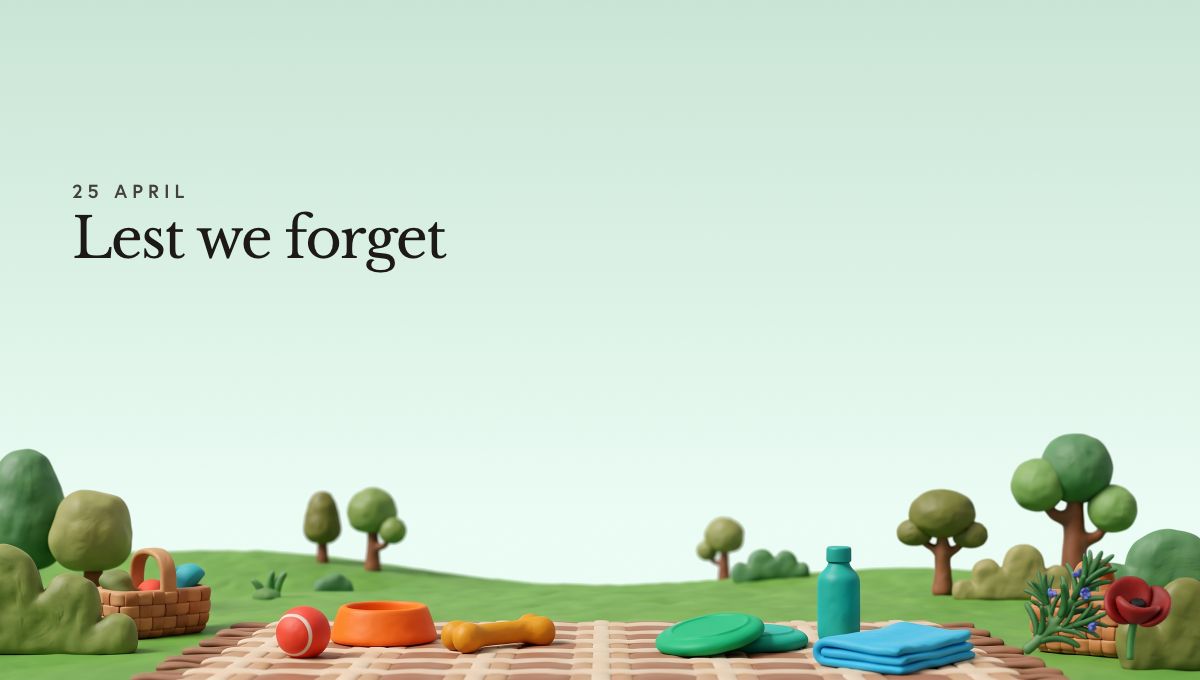 ANZAC and Remembrance report card header