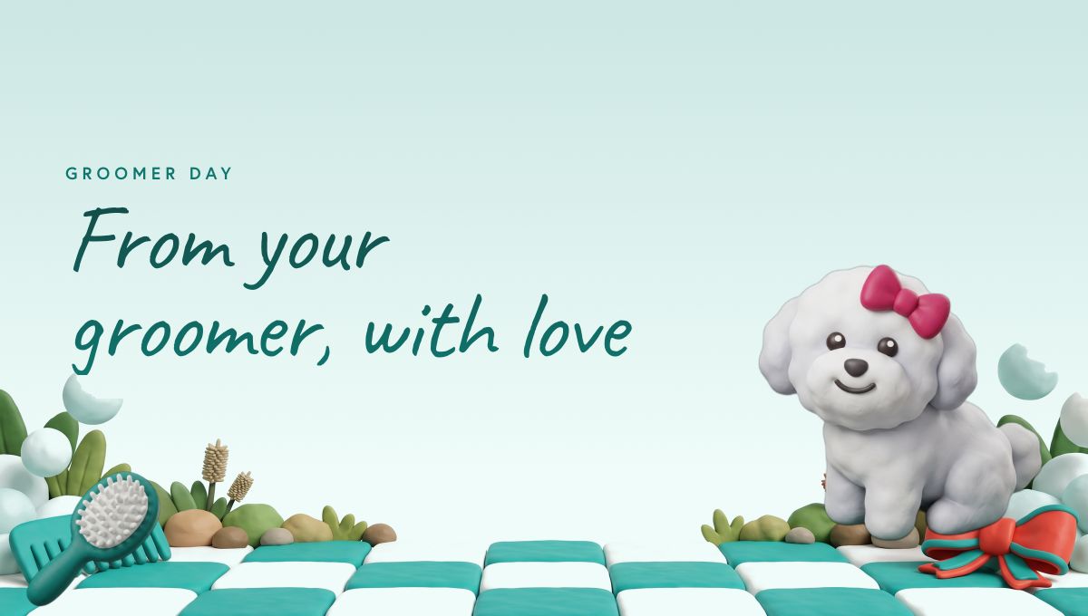 Pet Groomer Appreciation Day report card header
