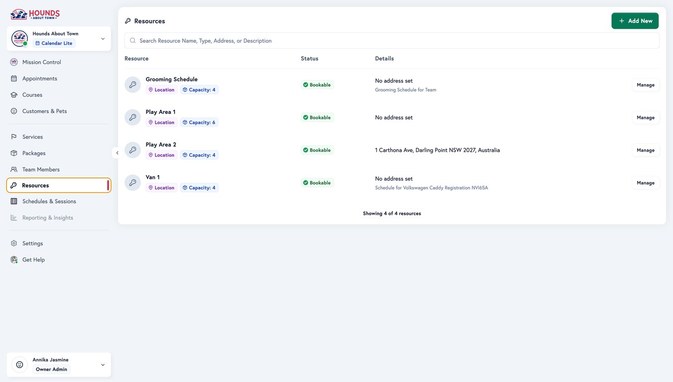 Petboost Resource Capacity Management