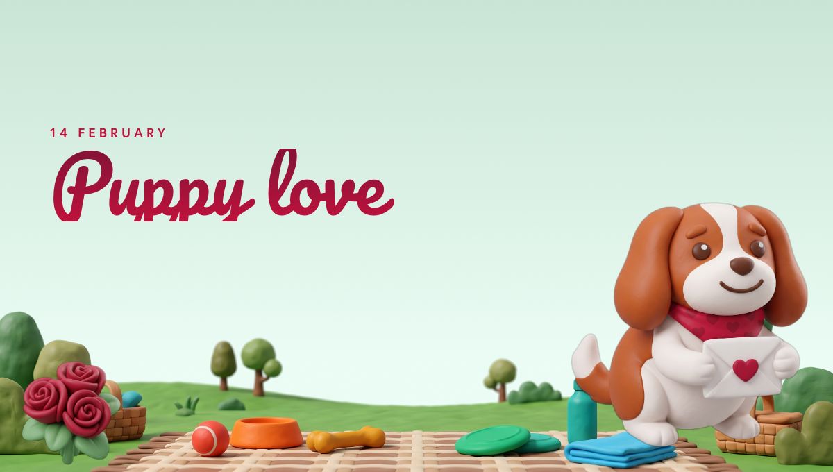 Valentine's Day report card header