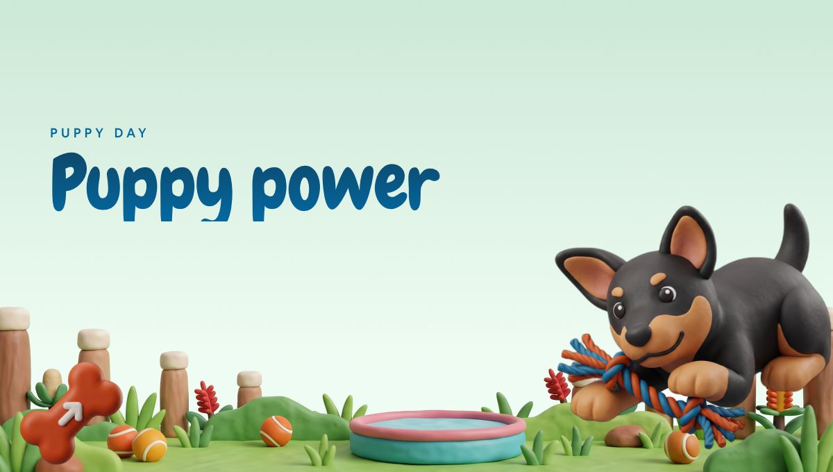 National Puppy Day report card header