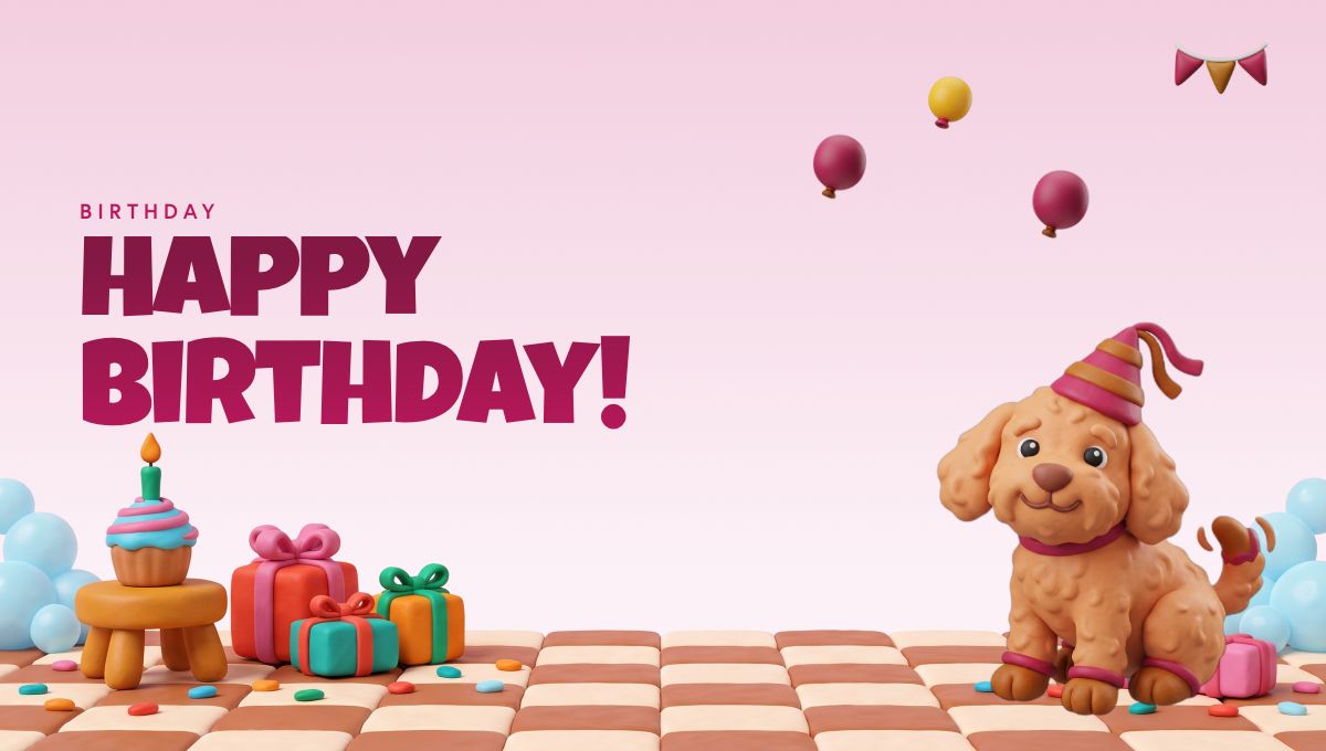 Birthday report card header