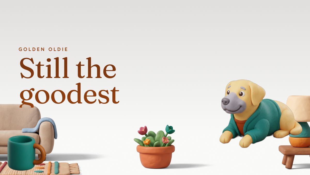 Golden oldie report card header