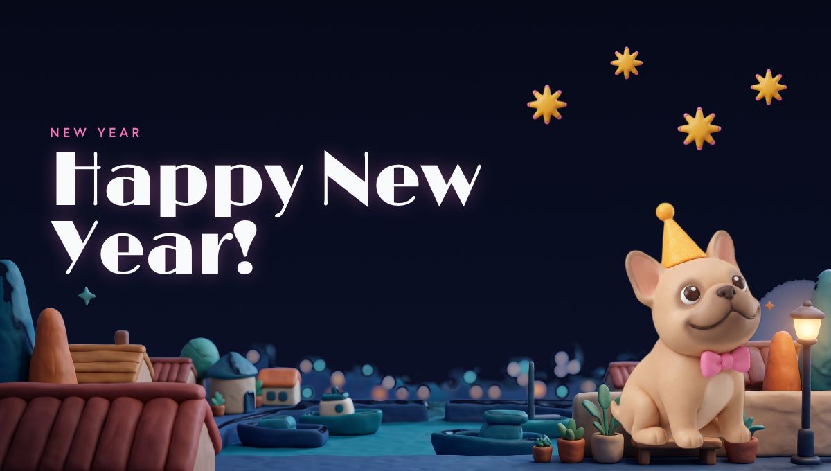 New Year report card header