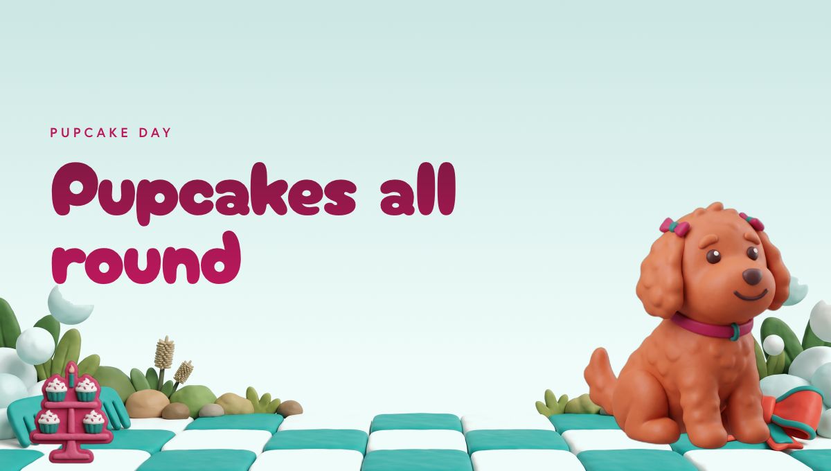 Pupcake day report card header