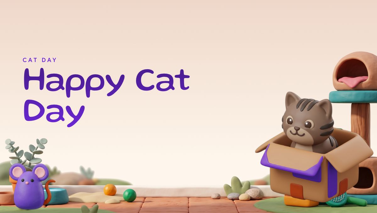 International Cat Day report card header