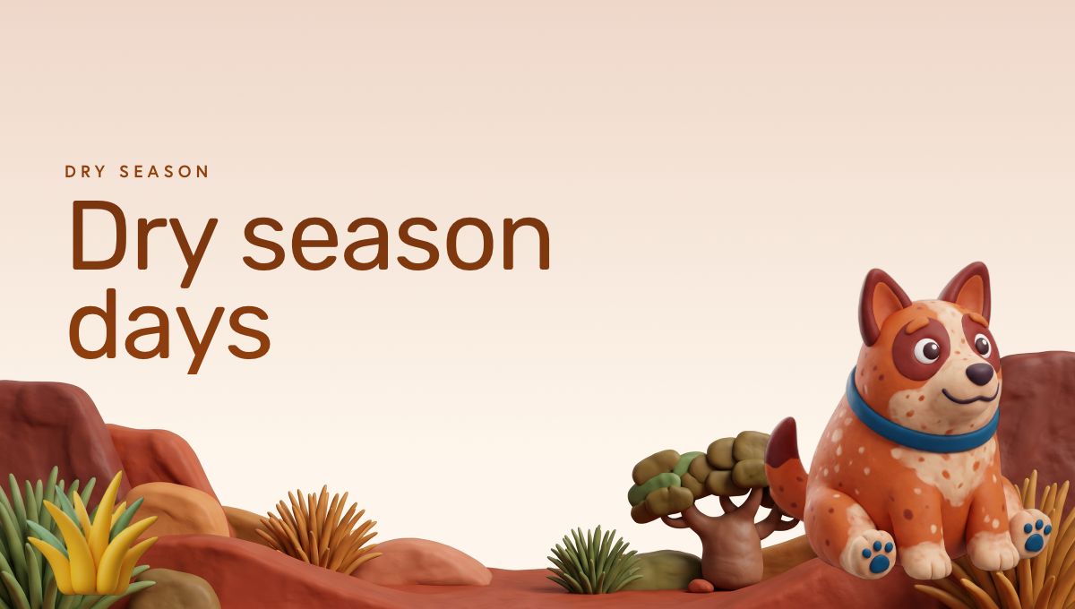 Dry season report card header